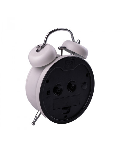 Годинник будильник Clock на батарейці АА настільний годинник з будильником