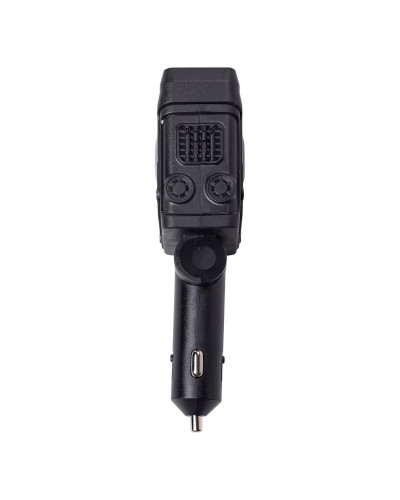 Автомобільний зарядний пристрій MECHA з висувними кабелями та портами USB/Type-C Чорний HP-A1B