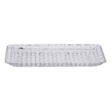 Блюдо для закусок скляне 25*12,5*1,5 см прямокутне HP-YH-33