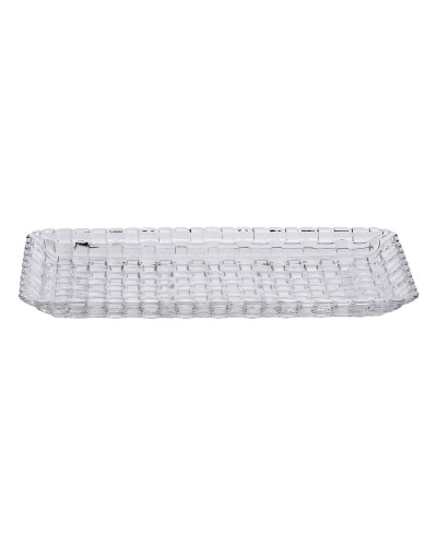 Блюдо для закусок скляне 25*12,5*1,5 см прямокутне HP-YH-33