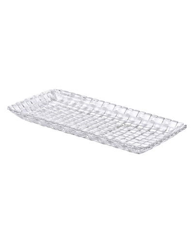 Блюдо для закусок скляне 25*12,5*1,5 см прямокутне HP-YH-33