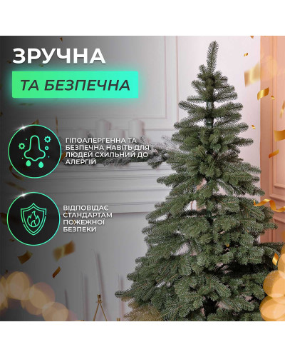 Ялинка штучна 1.1 м лита Карпатська зелена