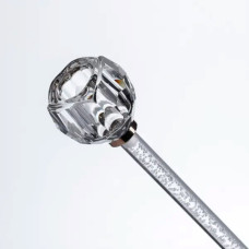 Підсвічник скляний Crystal Pillar 27 см на круглій основі HP-7-25