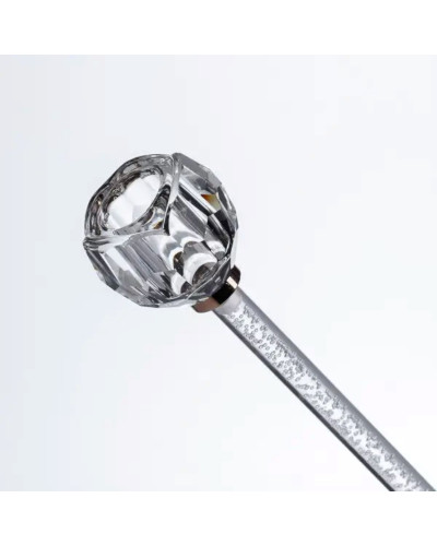 Підсвічник скляний Crystal Pillar 27 см на круглій основі HP-7-25