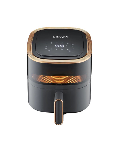 Аерофритюрниця Sokany Healthy AirFryer 1300W 4.8l мультипічі аерогрилі