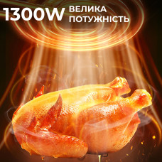 Аерофритюрниця Sokany Healthy AirFryer 1300W 4.8l мультипічі аерогрилі