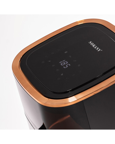 Аерофритюрниця Sokany Healthy AirFryer 1300W 4.8l мультипічі аерогрилі