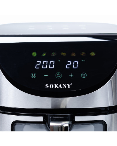 Аерофритюрниця Sokany SK-10031 Healthy AirFryer 1800W 7l аэрогриле