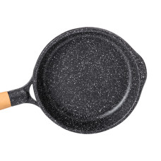 Алюмінієва каструля Marble з антипригарним покриттям 1 літр Ø 20 см Black MGC