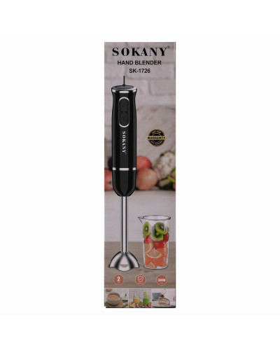 Ручний занурювальний блендер Sokany універсальний 300 Вт Smoothie Maker