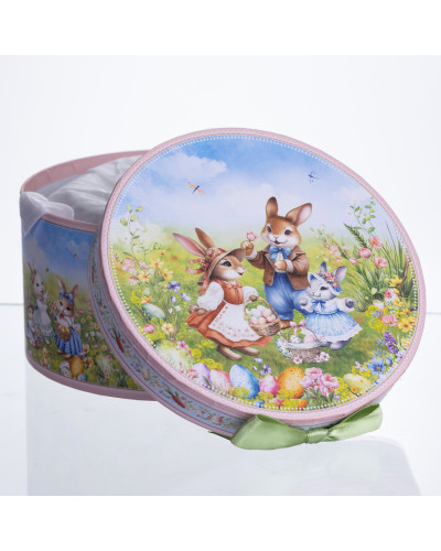 Чашка порцелянова для чаю Rabbit Family 200 мл з блюдцем HP-7323-9
