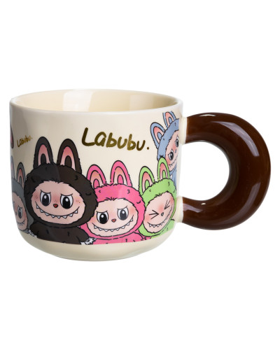 Чашка порцелянова Labubu 400 (мл) подарункова Yiwu FM-21C