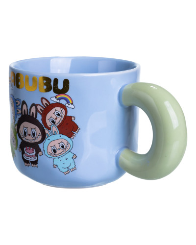 Чашка порцелянова Labubu Bring Joy 400 (мл) подарункова кружка прикольна чашка для дітей на подарунок FM-22C