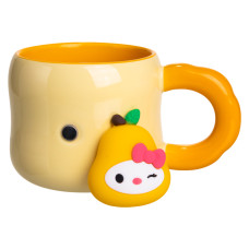 Чашка порцелянова з магнітом Sanrio 400 (мл) подарункова кружка прикольна чашка для дітей на подарунок Бежевий FM-37A