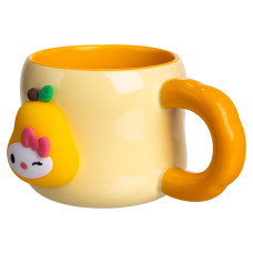 Чашка порцелянова з магнітом Sanrio 400 (мл) подарункова кружка прикольна чашка для дітей на подарунок Бежевий FM-37A