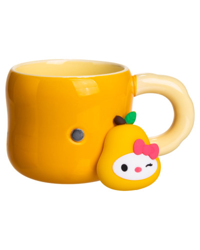Чашка порцелянова з магнітом Sanrio 400 (мл) подарункова кружка прикольна чашка для дітей на подарунок Помаранчевий FM-37B