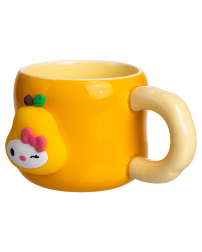 Чашка порцелянова з магнітом Sanrio 400 (мл) подарункова кружка прикольна чашка для дітей на подарунок Помаранчевий FM-37B