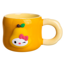 Чашка порцелянова з магнітом Sanrio 400 (мл) подарункова кружка прикольна чашка для дітей на подарунок Помаранчевий FM-37B
