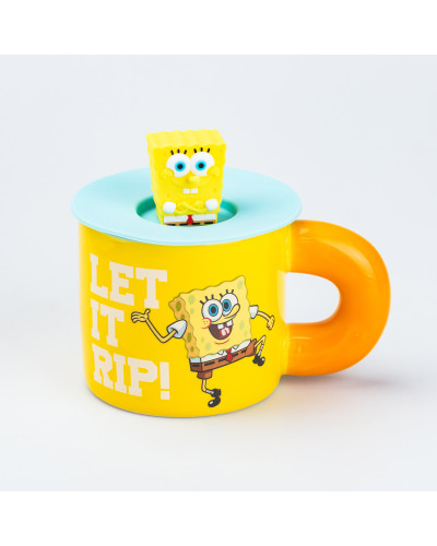 Чашка керамічна з кришкою 