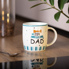 Чашка керамічна з написами 450 (мл) My best dad RX-N240278MD