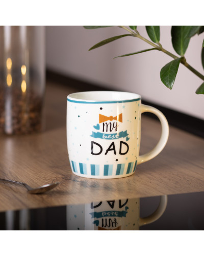 Чашка керамічна з написами 450 (мл) My best dad RX-N240278MD