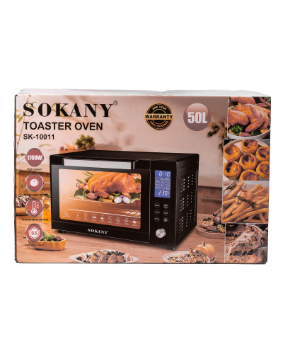 Духовка електрична настільна 1700 Вт 50 л електропіч для дому з таймером SK-10011