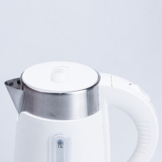 Електрочайник на 1 л Sokany Water Kettle з автоматичним відключенням 1200 Вт чайник нержавейка Білий