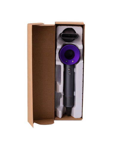 Фен стайлер для волосся Supersonic Premium 1600 Вт Magic Hair 3 режими швидкості 4 температури Фіолетовий Фен стайлер для волосся Supersonic Premium 1600 Вт Magic Hair 3 режими швидкості 4 температури Фіолетовий