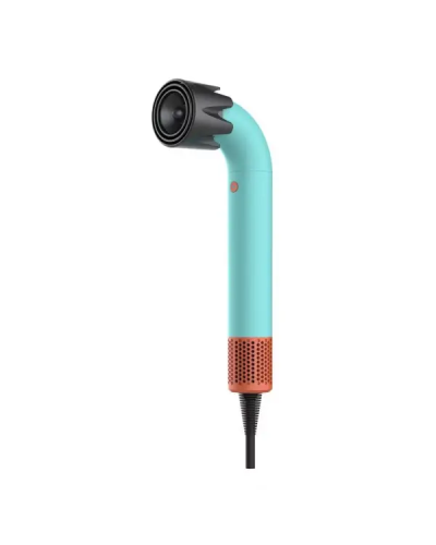Фен стайлер Super Hairdryer мультистайлер 1600 Вт прилад для волосся з холодним гарячим повітрям 4 насадки Блакитний HP-3PBL
