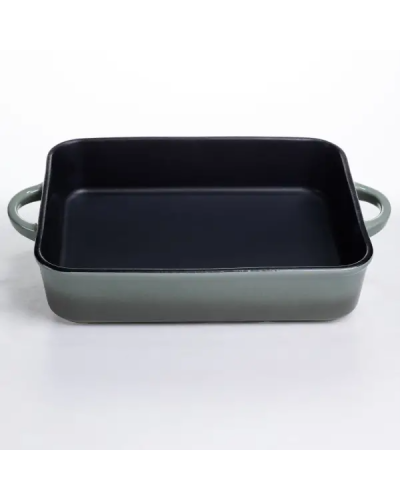 Форма для випікання порцелянова з ручками 29.5х23.5х6.5 см чорний KS-624