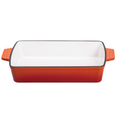 Форма для запікання чавунна 3 л, помаранчевий Yiwu HP-FLG-16 ORANGE
