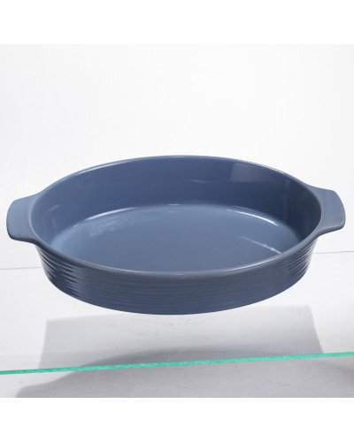 Форма для запікання овальна 36×22,5×7 (см) 2 літри Блакитна S1288