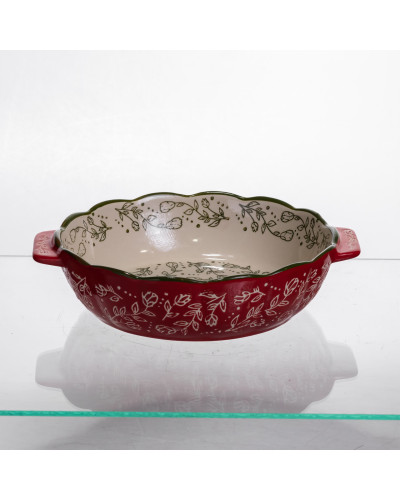 Форма для запікання Vintage Ø20 (см) кругла з ручками Червона HM04-06 Форма для запікання Vintage Ø20 (см) кругла з ручками Червона HM04-06