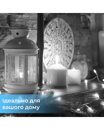 Гірлянда кінський хвіст Роса 20 ниток на 600 LED світлодіодна лампочок мідний провід 3 м 8 режимів Білий Гірлянда кінський хвіст Роса 20 ниток на 600 LED світлодіодна лампочок мідний провід 3 м 8 режимів Білий