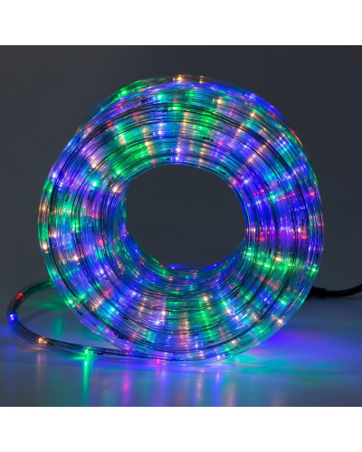 Гірлянда стрічка вулична Дюралайт 480 LED світлодіодна 16 м морозостійка прозорий провід Мультиколор
