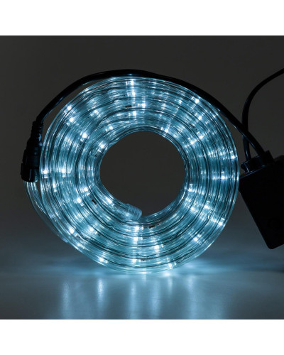 Гірлянда стрічка вулична Дюралайт 900 LED світлодіодна 50 м морозостійка прозорий провід Білий