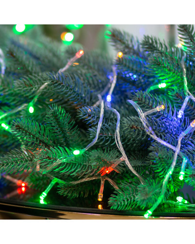 Гірлянда нитка 22м на 500 LED лампочок світлодіодна прозорий провід 8 режимів роботи Гірлянда нитка 22м на 500 LED лампочок світлодіодна прозорий провід 8 режимів роботи