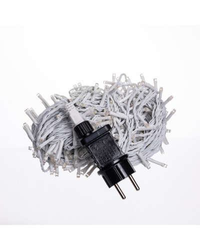 Гірлянда Нитка вулична 30 м 300 LED білий провід Жовтий CF300L30MWY