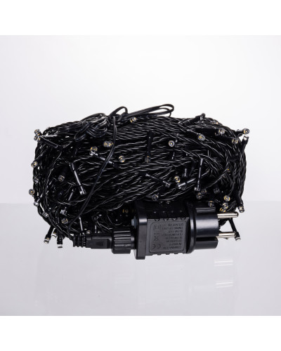 Гірлянда Нитка вулична 30 (м) 300 LED чорний провід Жовтий CF300L30MBY