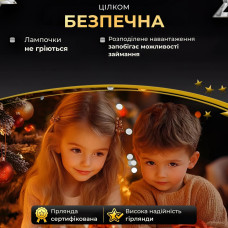 Гірлянда роса на пульті 20 метрів USB на 200 led світлодіодів крапля на зеленому дроті біла
