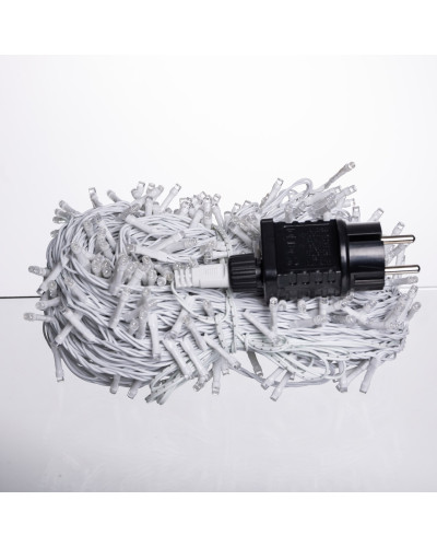 Гірлянда Різдвяна фея вулична 50 м 500 LED білий провід Синій CF500L50MWBL