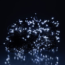 Гірлянда Різдвяна фея вулична 50 (м) 500 LED чорний провід Білий CF500L50MBW