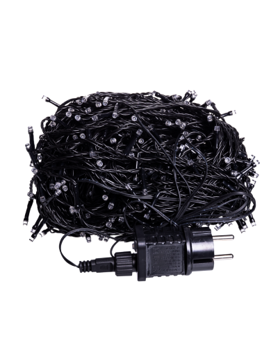 Гірлянда Різдвяна фея вулична 50 (м) 500 LED чорний провід Синій CF500L50MBBL