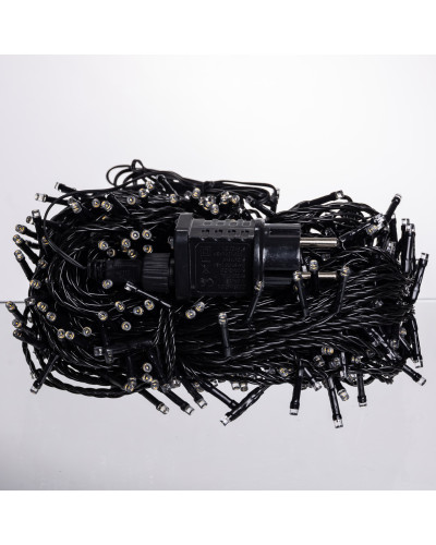 Гірлянда Різдвяна фея вулична 50 (м) 500 LED чорний провід Жовтий CF500L50MBY