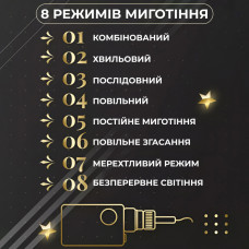 Гірлянда штора 3х0,9 м зірка і ялинка на 120 LED лампочок світлодіодна 8 режимів Жовтий