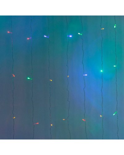 Гірлянда Водоспад 3х2 м 210 LED (480 L) лампочок світлодіодна прозорий дріт 10 ниток 8 режимів Гірлянда Водоспад 3х2 м 210 LED (480 L) лампочок світлодіодна прозорий дріт 10 ниток 8 режимів