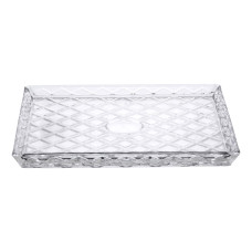 Блюдо для закусок Lirmartur скляне 24,5*20,5*2 см HP-YH-39