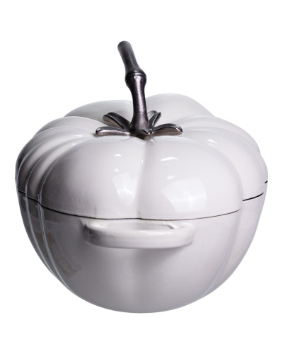 Каструля чавунна емальована Iron Tomato 2,5 л, білий Yiwu HP-FLG-20 BEIGE
