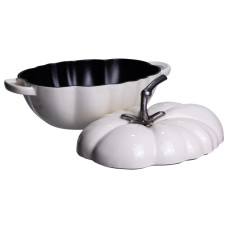 Каструля чавунна емальована Iron Tomato 2,5 л, білий Yiwu HP-FLG-20 BEIGE