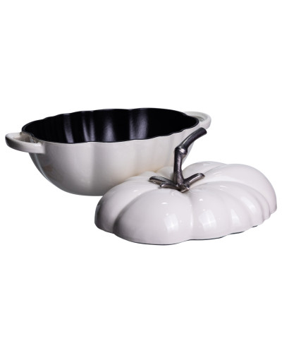 Каструля чавунна емальована Iron Tomato 2,5 л, білий Yiwu HP-FLG-20 BEIGE